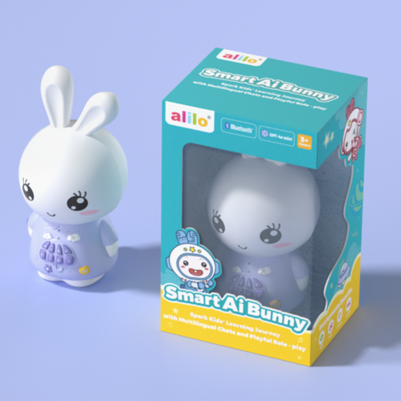 Iepuras Interactiv cu AI, Limba Engleza, 3 ani+, Alilo Baby Bunny 772391