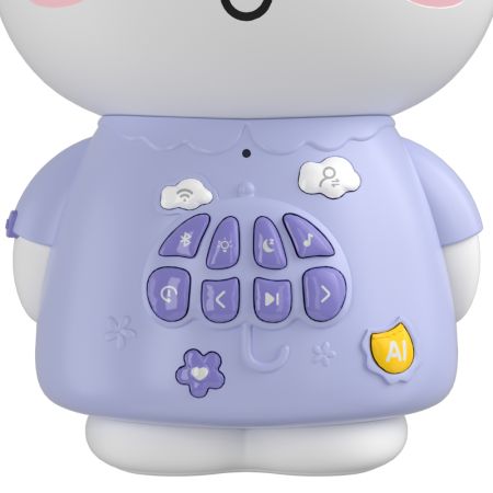 Iepuras Interactiv cu AI, Limba Engleza, 3 ani+, Alilo Baby Bunny 772387