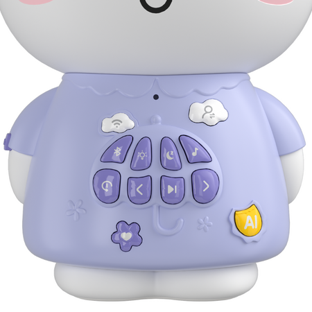 Iepuras Interactiv cu AI, Limba Engleza, 3 ani+, Alilo Baby Bunny 772387