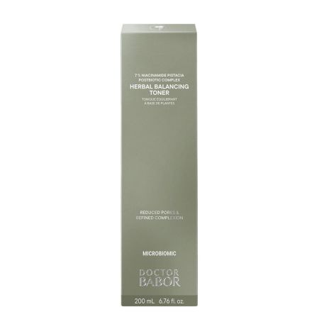 Lotiune tonica pentru ten mixt Microbiomic Herbal Balancing Toner, 200 ml, Doctor Babor 772480