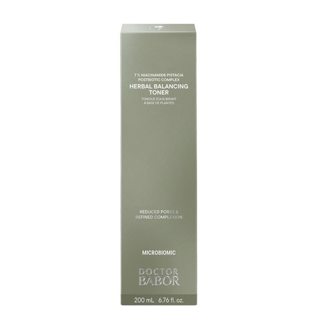 Lotiune tonica pentru ten mixt Microbiomic Herbal Balancing Toner, 200 ml, Doctor Babor 772480