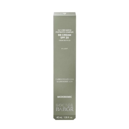 BB Cream cu postbiotice si SPF20 Microbiomic, 01 Light, 40 ml, Doctor Babor