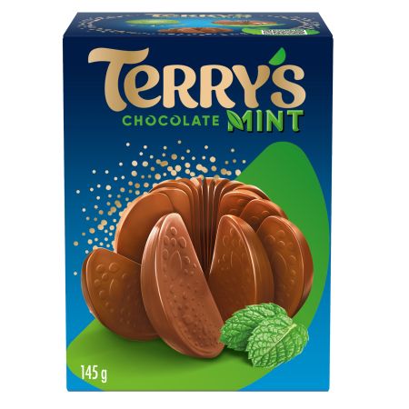 Ciocolata cu lapte si aroma de menta, 145 g, Terrys