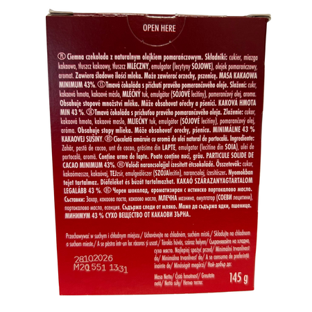 Ciocolata neagra cu portocala, 145 g, Terry’s 772617