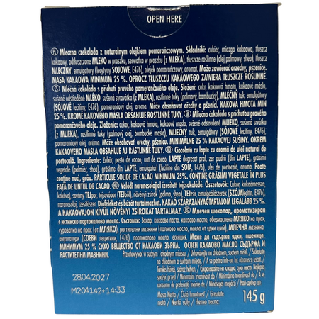 Ciocolata cu lapte si portocala, 145 g, Terry’s 772623
