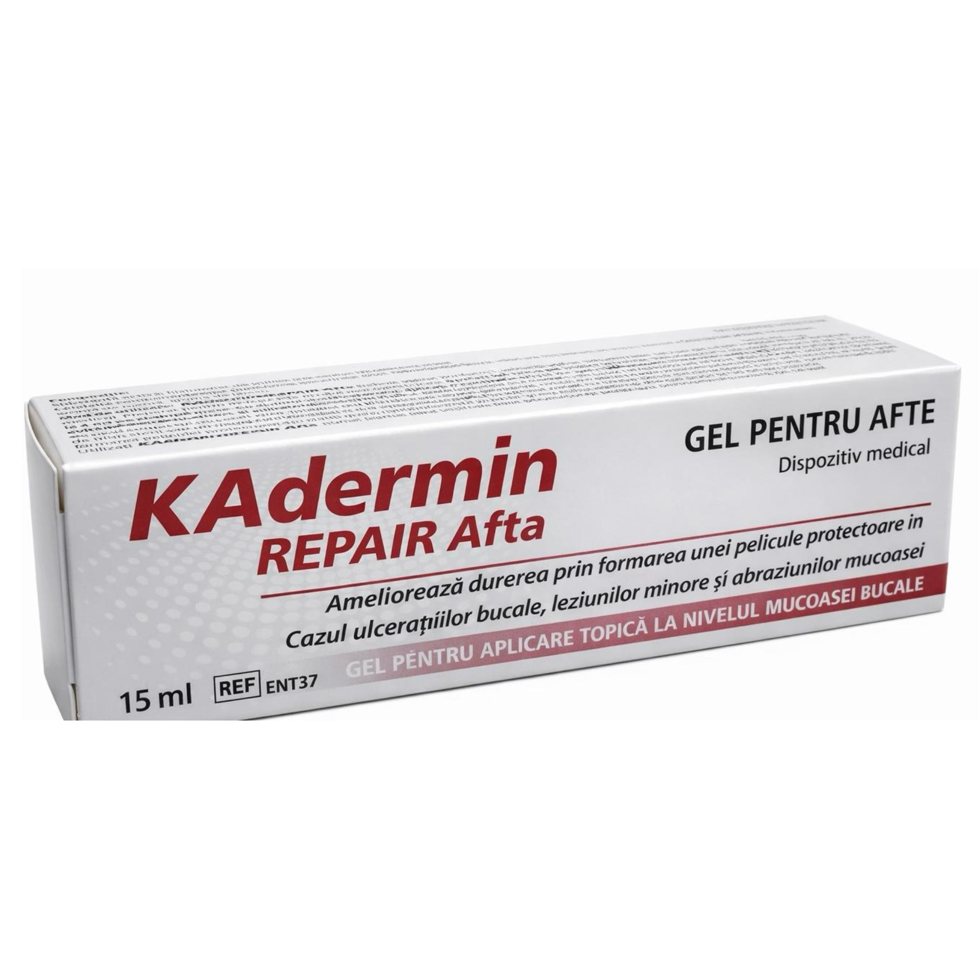 Gel pentru afte Kadermin Repair, 15 ml, MBA Pharma
