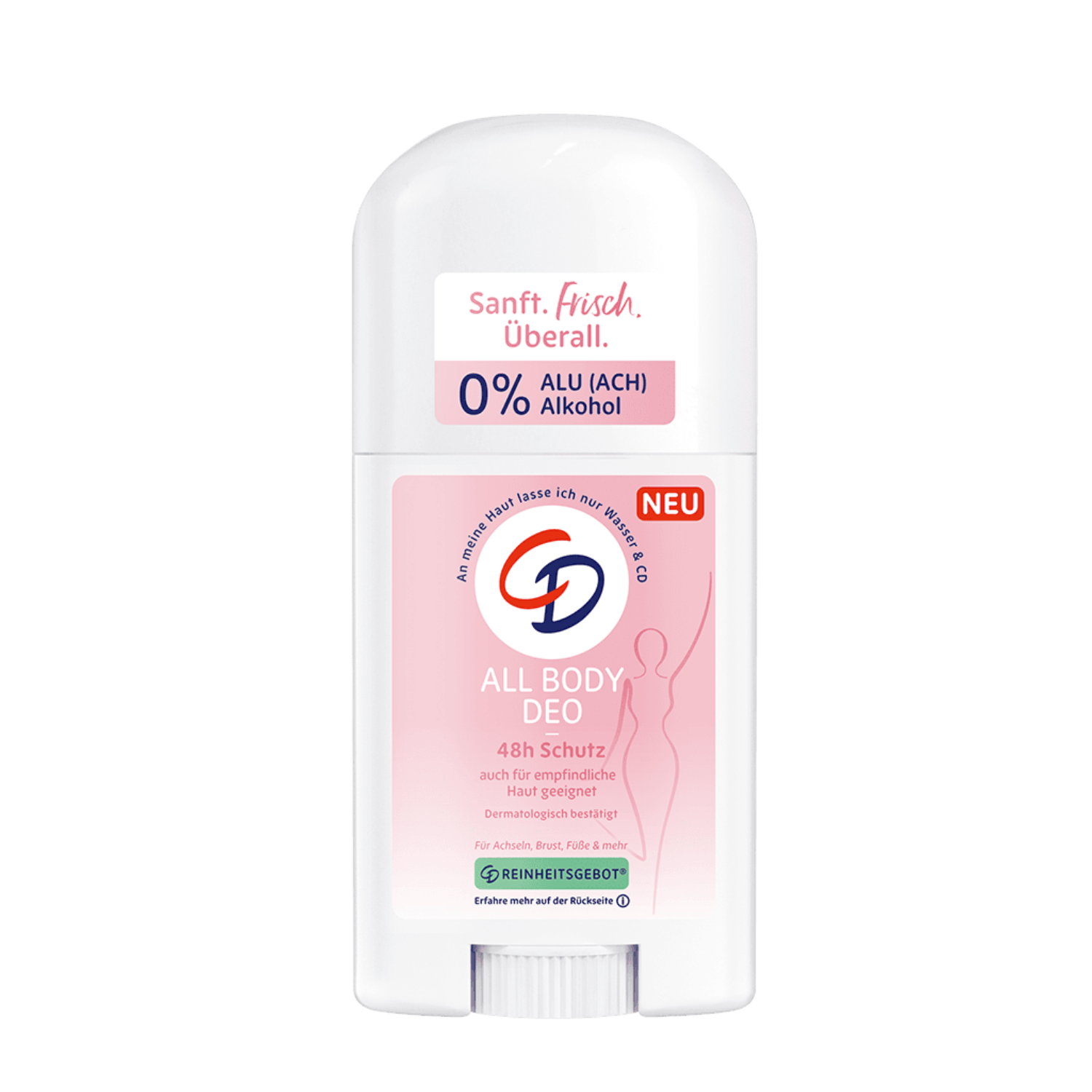 Deodorant stick fara alcool si aluminiu All body, 40 ml, CD