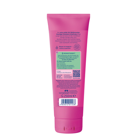 Sampon, balsam si gel de dus 3 in 1 Wellenzauber CD Girl, 250 ml, CD 772710