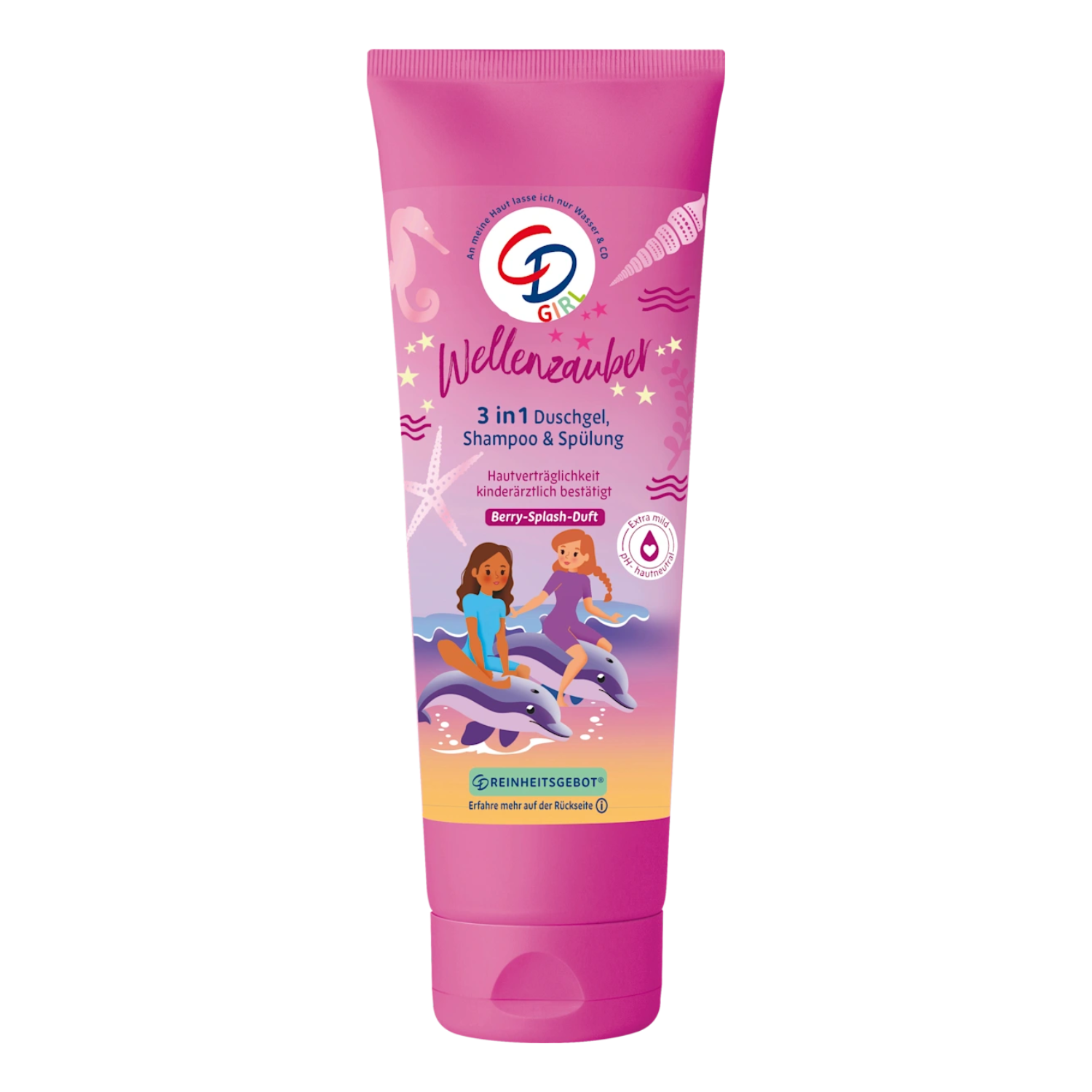 Sampon, balsam si gel de dus 3 in 1 Wellenzauber CD Girl, 250 ml, CD