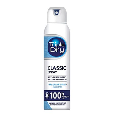 Spray deodorant antiperspirant Classic, 150 ml, Triple Dry