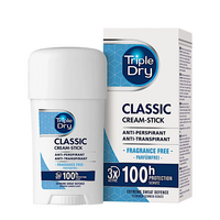 Antiperspirant stick fara parfum Classic, 45 ml, Triple Dry
