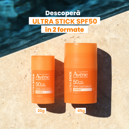 Stick cu SPF 50 Ultra impotriva UVB si UVA, 20 g, Avene 772747