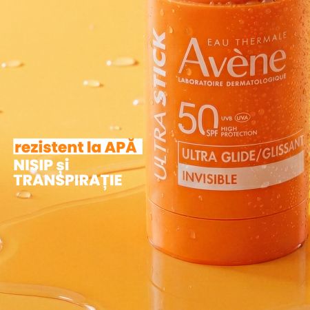 Ultra Stick invizibil cu SPF50 impotriva UVB, UVA, 20 g, Avene 772748