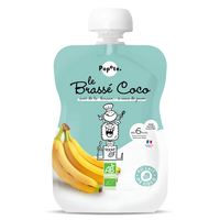Piure Bio cu 54% lapte de cocos si banane, +6 luni, 100 g, Popote