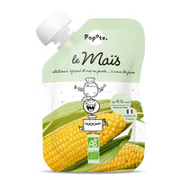 Piure Bio cu 75% porumb dulce, 4-6 luni, 120 g, Popote