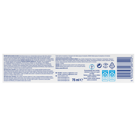 Pasta de dinti pentru albire Advance White Deep Clean, 75 ml, Sensodyne 772826