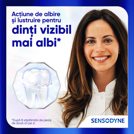 Pasta de dinti pentru albire Advance White Deep Clean, 75 ml, Sensodyne 772831