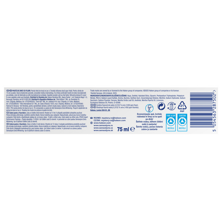 Pasta de dinti pentru albire Advance White Enamel Defence, 75 ml, Sensodyne 772847