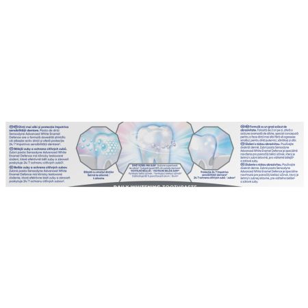 Pasta de dinti pentru albire Advance White Enamel Defence, 75 ml, Sensodyne 772848