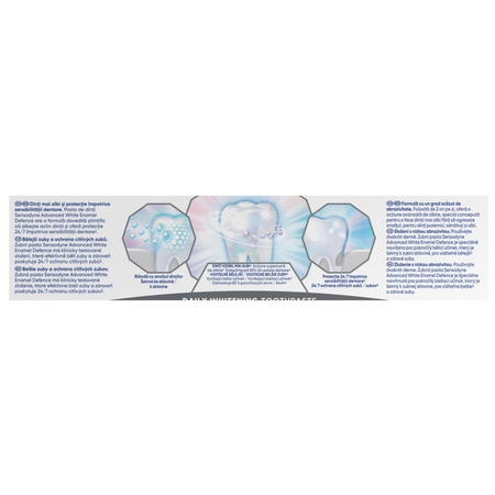 Pasta de dinti pentru albire Advance White Enamel Defence, 75 ml, Sensodyne 772848