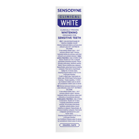 Pasta de dinti pentru albire Clinical White Enamel Strenghten, 75 ml, Sensodyne 772855