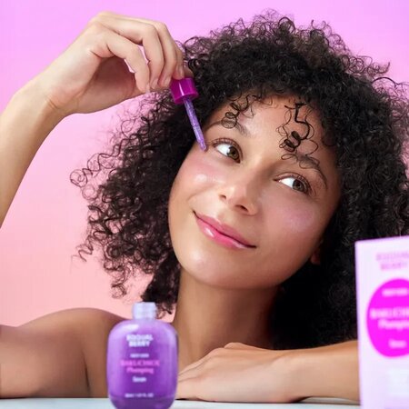 Ser pentru fermitate si hidratare Bakuchiol Plumping, 30 ml, Eqqualberry 772874