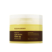 Dischete cu hidrogel pentru luminozitate Collagen Glow Up Gel Toner Pad, 140 ml, Eqqualberry