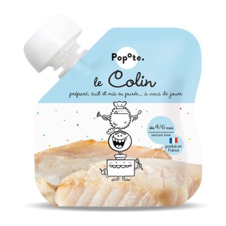 Piure cu 51% peste Coley din Alaska, 4-6 luni, 60 g, Popote