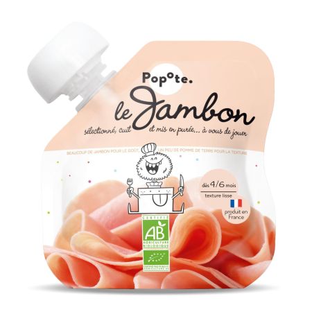 Piure cu 51% sunca, 4-6 luni, 60 g, Popote