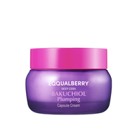 Crema de fata pentru fermitate, volum si netezire Bakuchiol Plumping, 50 ml, Eqqualberry