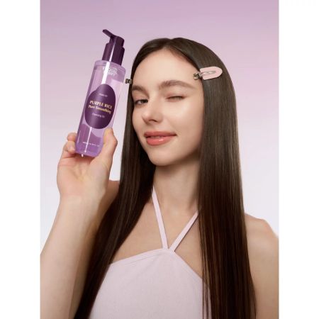 Ulei demachiant pentru curatare profunda Purple rice, 200 ml, Eqqualberry 773039