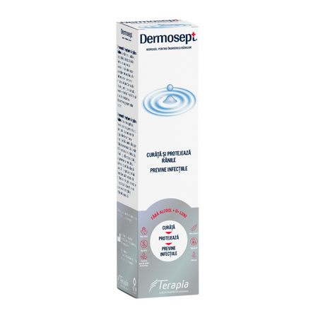 Hidrogel pentru ingrijirea ranilor Dermosept, 150 ml, Terapia