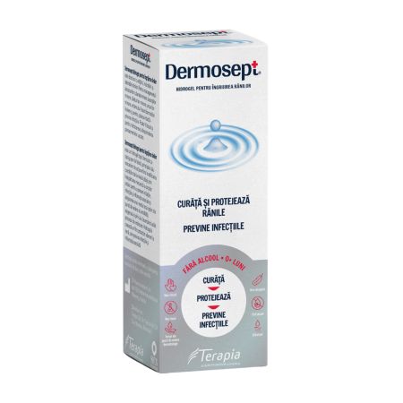 Hidrogel pentru ingrijirea ranilor Dermosept, 250 ml, Terapia