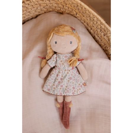 Papusa textila Julia, 35 cm, 12 luni+, Little Dutch 773119