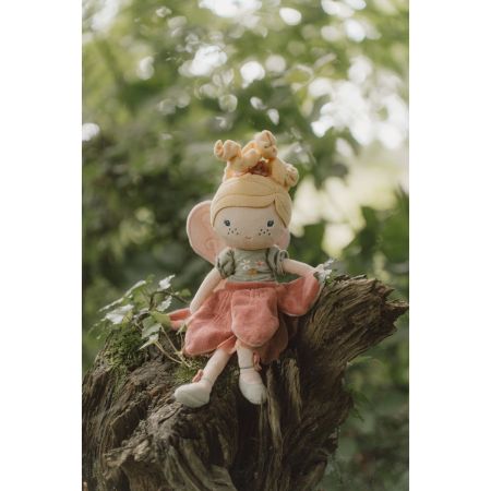 Papusa textila Zana Mila, 35 cm, 12 luni+, Little Dutch 773130
