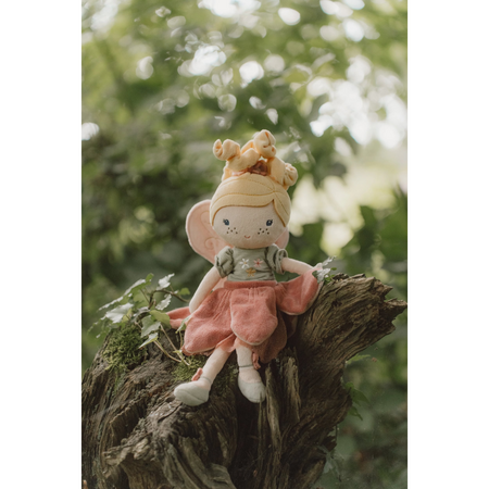 Papusa textila Zana Mila, 35 cm, 12 luni+, Little Dutch 773130