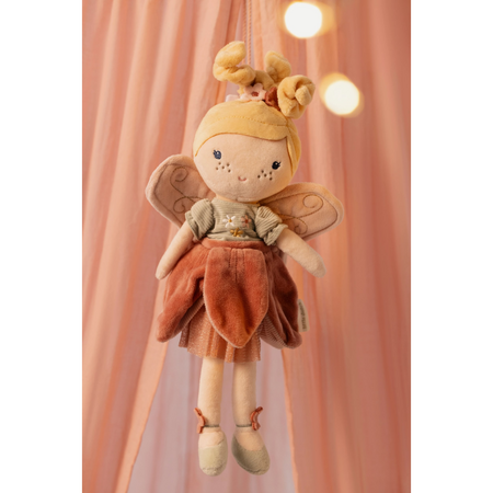 Papusa textila Zana Mila, 35 cm, 12 luni+, Little Dutch 773129