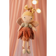 Papusa textila Zana Mila, 35 cm, 12 luni+, Little Dutch 773129