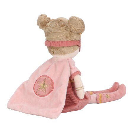 Papusa textila Supererou Rosa, 35 cm, 12 luni+, Little Dutch 773144