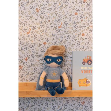 Papusa textila Supererou Jim, 35 cm, 12 luni+, Little Dutch 773156