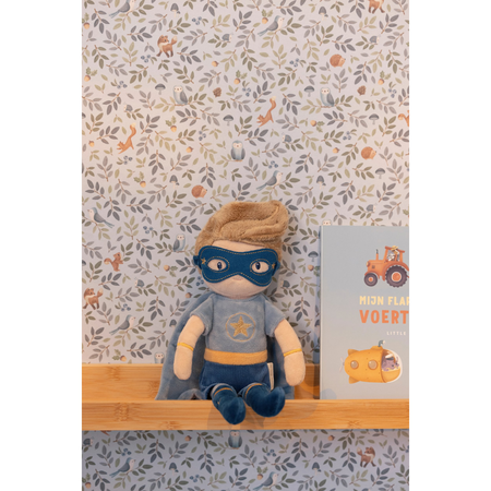 Papusa textila Supererou Jim, 35 cm, 12 luni+, Little Dutch 773156