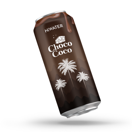 Apa naturala de cocos, aroma de Ciocolata, 320 ml, Hiwater 773193