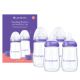 Biberon cu tetina flux mediu NaturalWave, +6 luni, 4 x 240 ml, Lansinoh 773283