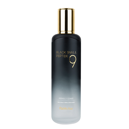 Toner hidratant fata cu filtrat de melc negru si Peptide, 120 ml, Farmstay
