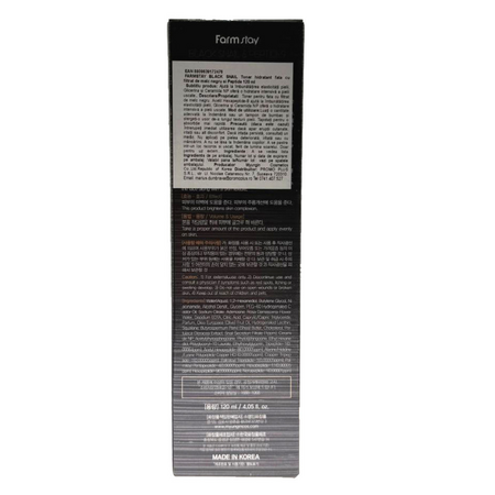 Toner hidratant fata cu filtrat de melc negru si Peptide, 120 ml, Farmstay 773335