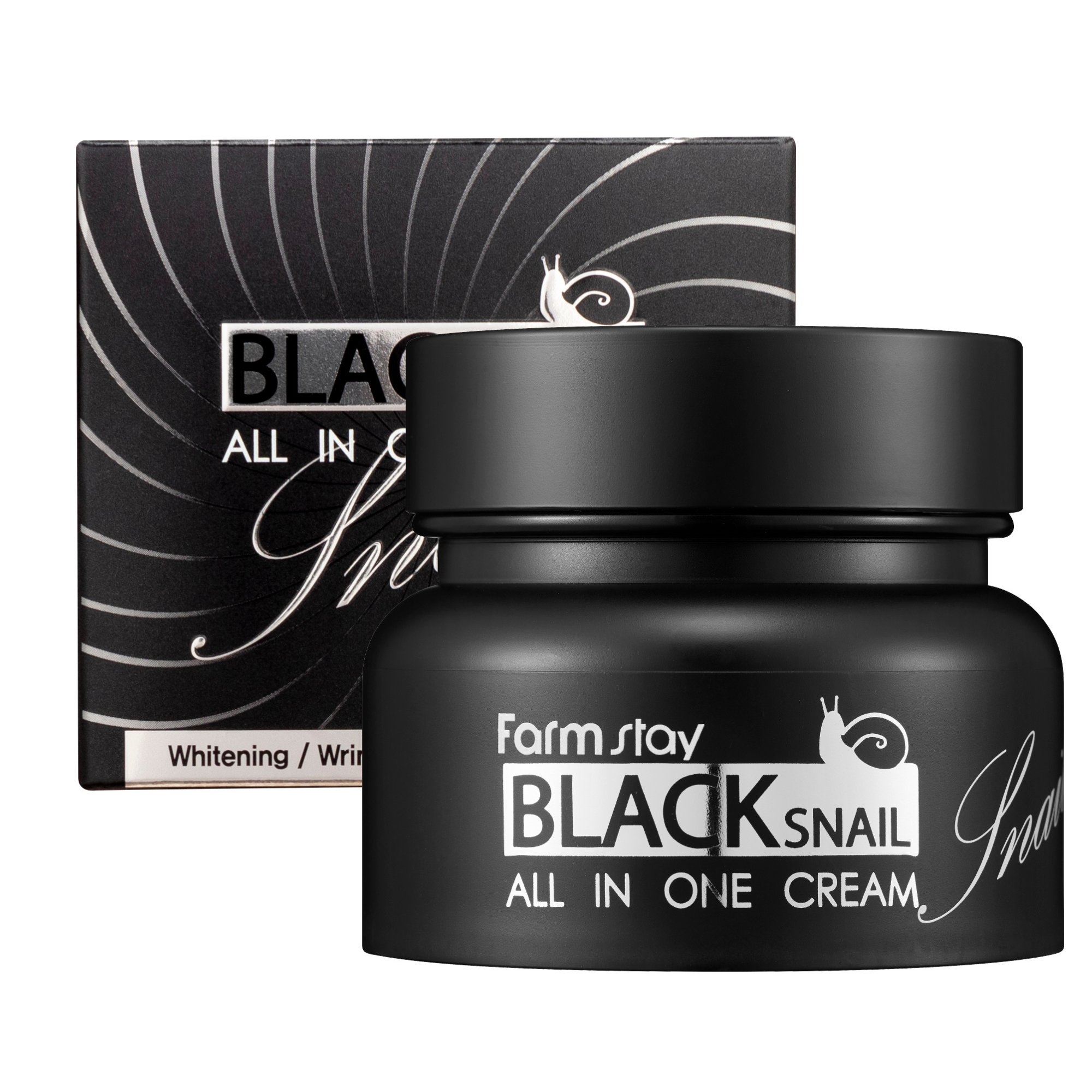 Crema All-in-One cu filtrat de melc negru, 100 ml, Farmstay