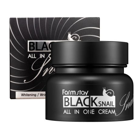 Crema All-in-One cu filtrat de melc negru, 100 ml, Farmstay
