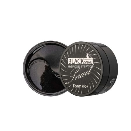 Plasturi hidratanti pentru ochi cu filtrat de melc negru, 90 g, Farmstay