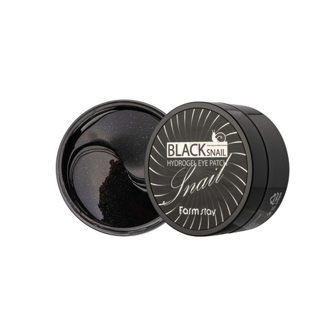 Plasturi hidratanti pentru ochi cu filtrat de melc negru, 90 g, Farmstay