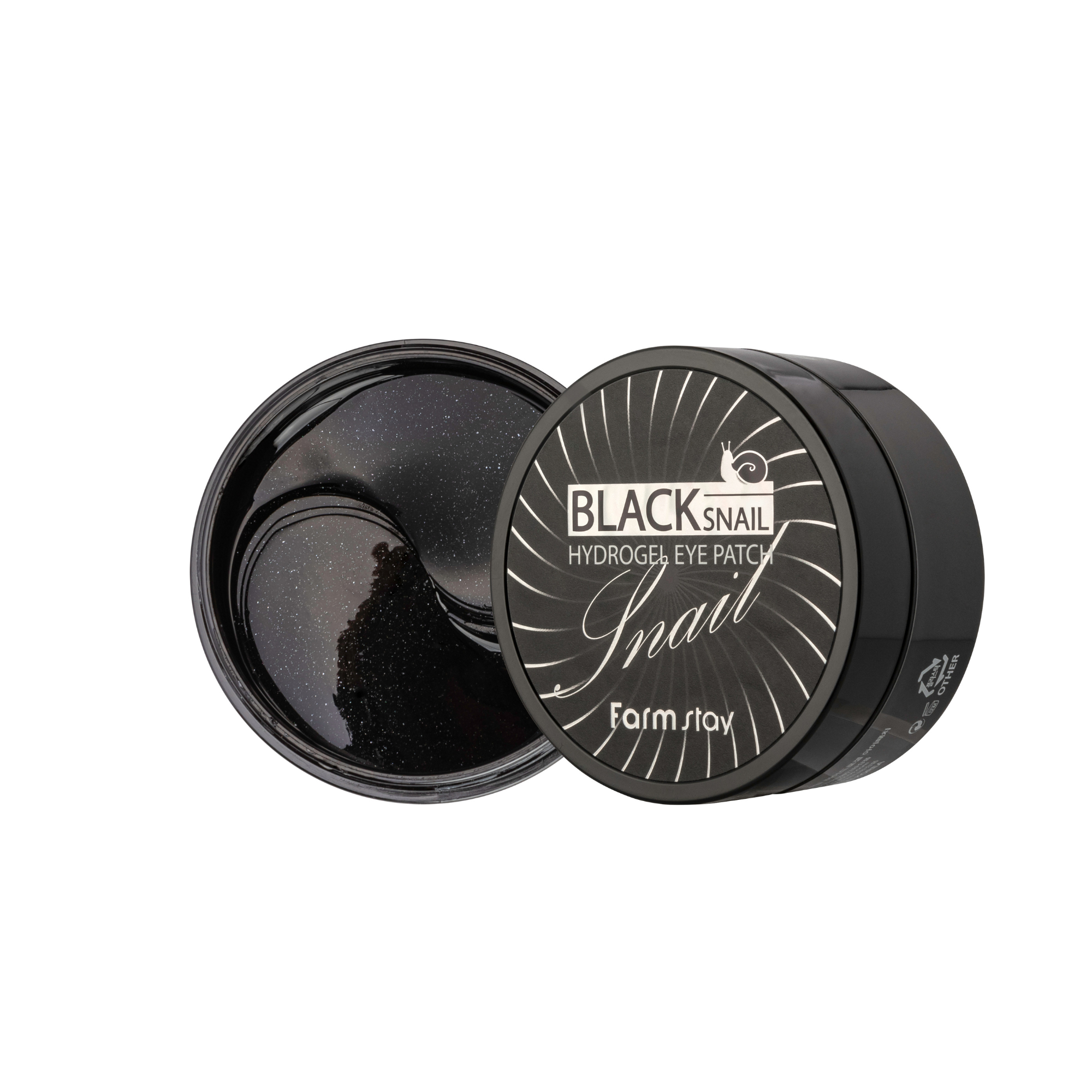 Plasturi hidratanti pentru ochi cu filtrat de melc negru, 90 g, Farmstay